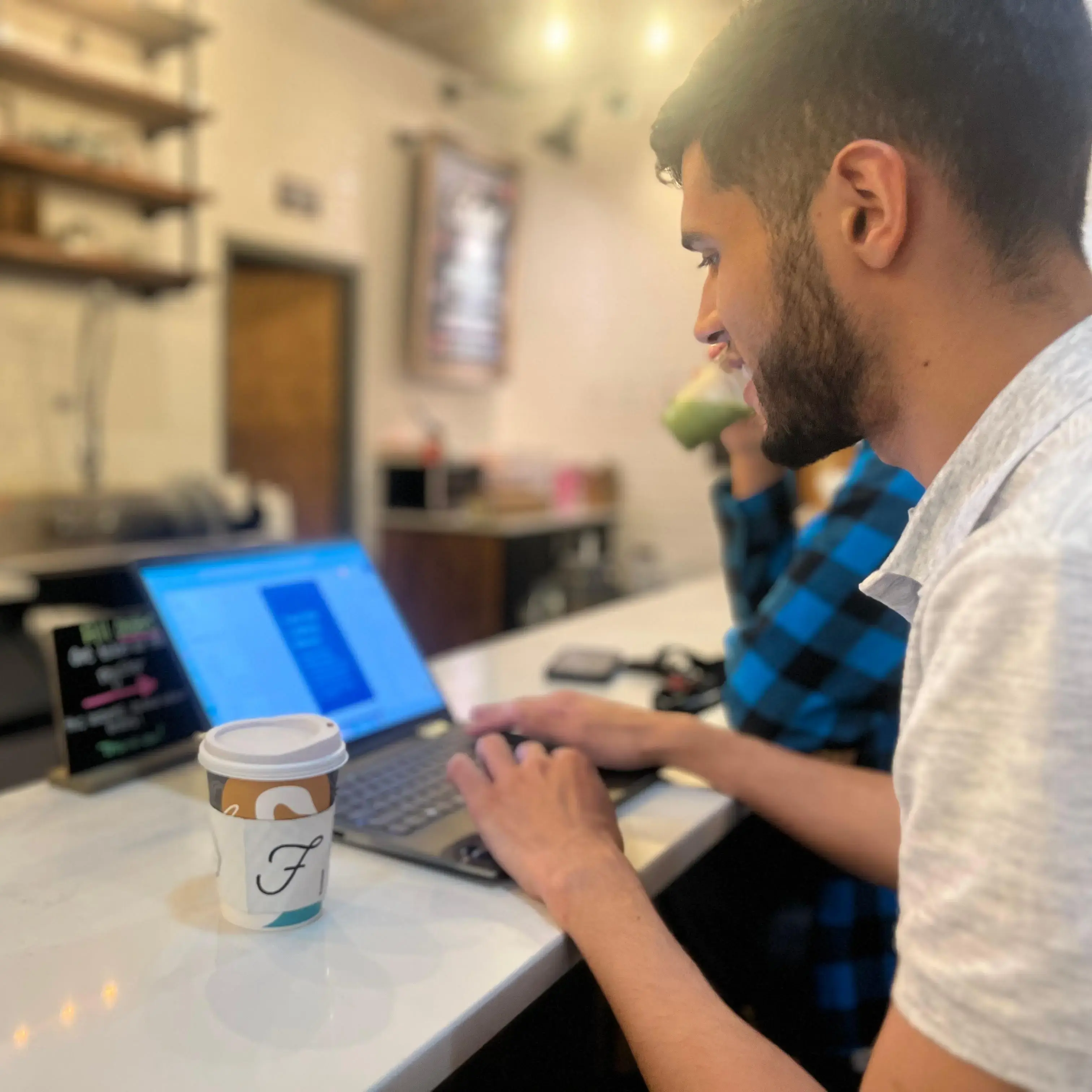 Our team at work